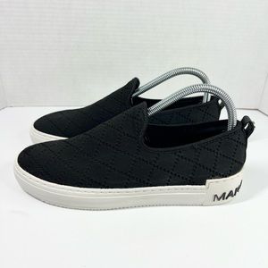 Marc Fisher Black/White Deyla Slip On Sneakers Women’s Casual Shoes Size 8M